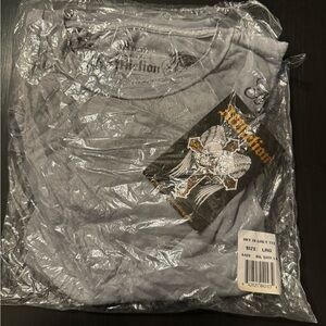 Affliction Silver Graphic Tee